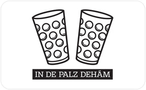 In de Palz dehäm Frühstücksbrettchen - Weiß
