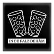 In de Palz dehäm Magnet - Schwarz