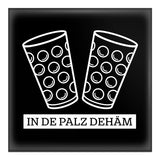 In de Palz dehäm Magnet - Schwarz