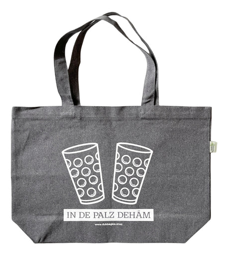 In de Palz dehäm & Dubbegläser XXL Shopper