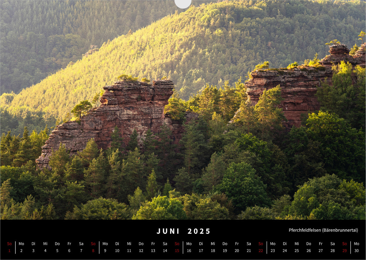 Naturwunder Pfalz Kalender 2025 - Juni
