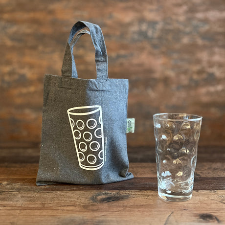 Kleine Dubbeglas Baumwolltasche (22 x 26 cm), Dubbeglas Geschenk Verpackung