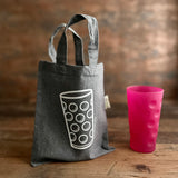 Kleine Dubbeglas Baumwolltasche (22 x 26 cm), Dubbeglas Geschenk Verpackung