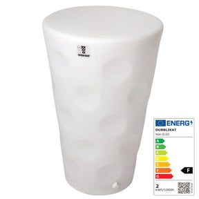 LED Dubbeglas Hocker