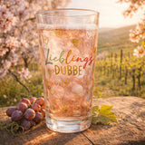 Lieblingsdubbe Dubbeglas 0,5 L - Mandelblütenfest, mit Rosewein