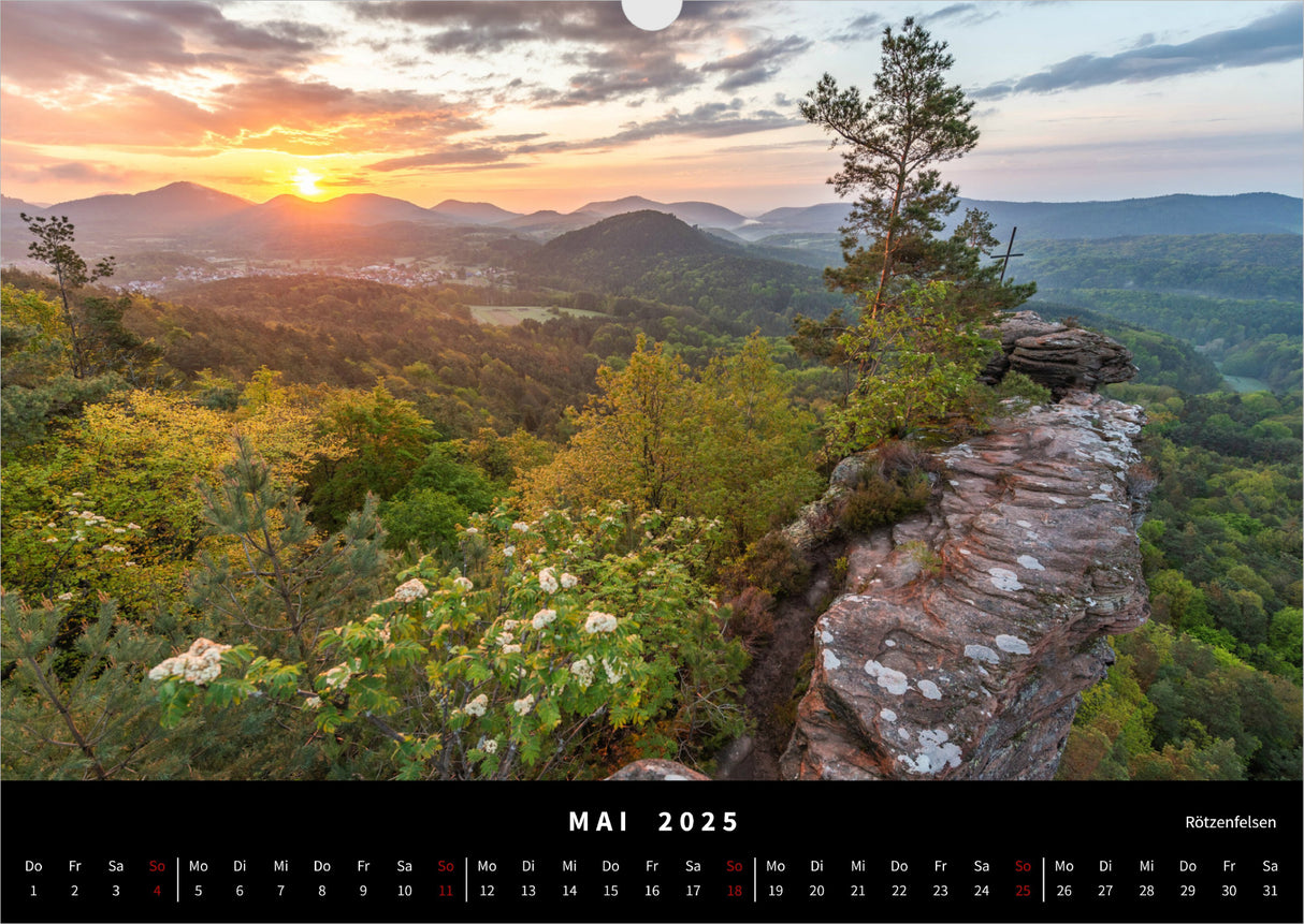 Naturwunder Pfalz Kalender 2025 - Mai