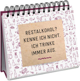 Man muss auch mal Wein sagen können - Spiralaufsteller - Restalkohol?