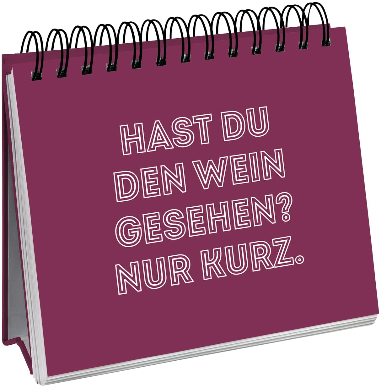 Man muss auch mal Wein sagen können - Spiralaufsteller - Wein gesehen?