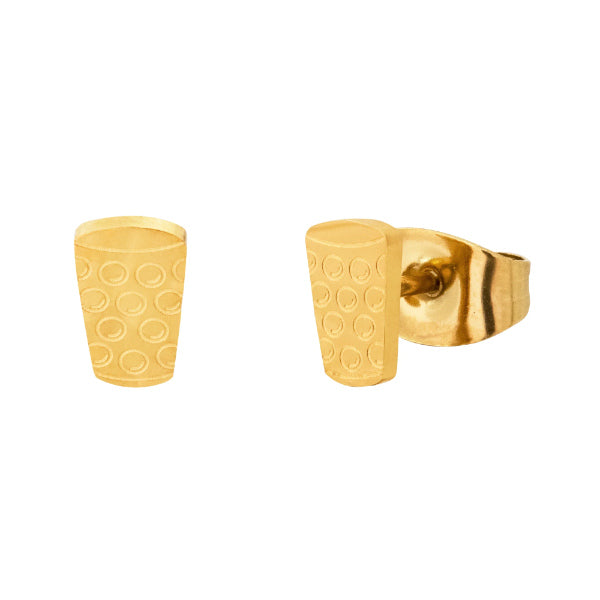 Mini Dubbeglas Ohrstecker