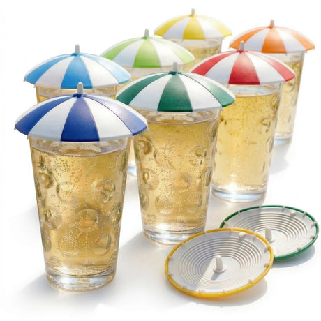 Dubbeglas Deckel - Sonnenschirm, verschiedene Farben