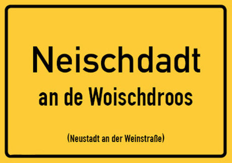 Neustadt an der Weinstraße - Neischdadt an de Woischdroos Aufkleber