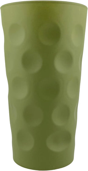 Olivgrün matt farbiges Dubbeglas 0,5 L