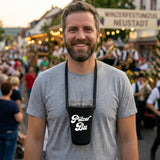 Pälzer Bu mit Dubbeglashalter auf dem Winzerfestumzug in Neustadt an der Weinstraße