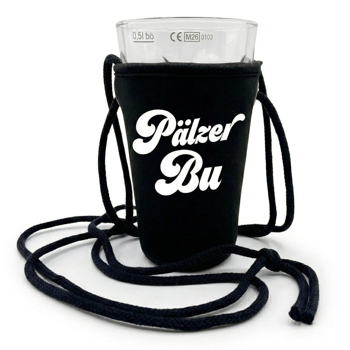 Pälzer Bu Dubbeglashalter - schwarz