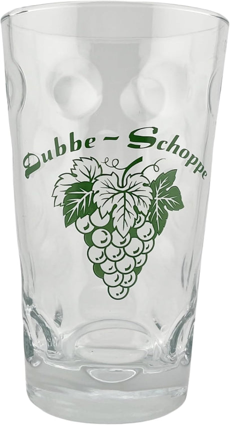 Dubbe Schoppe 0,5 L mit Weintrauben (Dubbeglas)