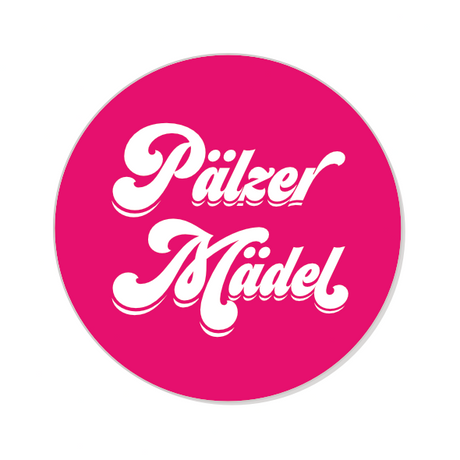 Pälzer Mädel Button Ø 25 mm, Pink