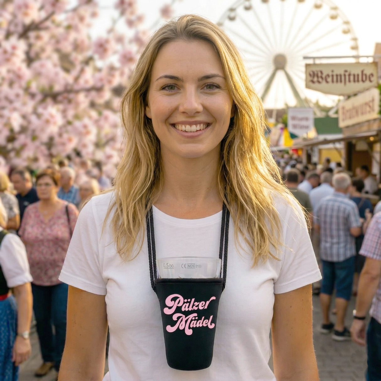 Mit dem Schorlehalter hast du dein 0,5 L  Dubbeglas immer griffbereit – ganz ohne Stress
