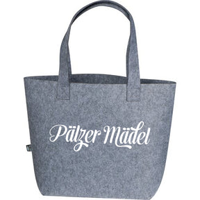 Pälzer Mädel Filztasche (grau)