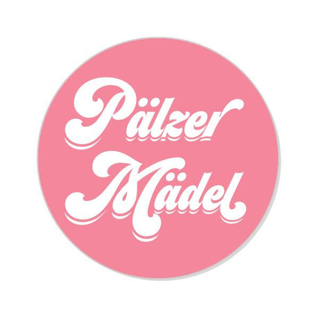 Pälzer Mädel Button Ø 25 mm, Rosa