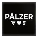 PÄLZER Magnet - Pfalz Kühlschrankmagnet, Schwarz