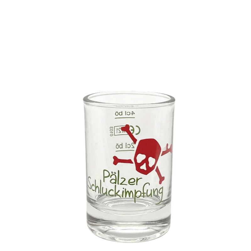 Pälzer Schluckimpfung Schnapsglas