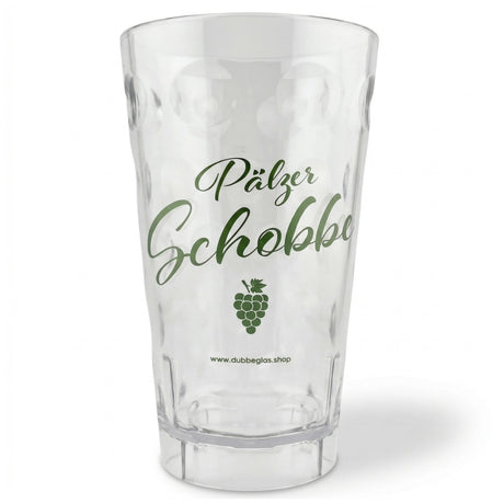 Pälzer Schobbe Dubbebecher 0,5 Liter (Aufdruck grün)