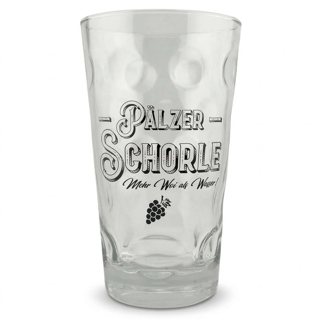 Pälzer Schorle - Mehr Woi als Wasser! Dubbeglas 0,5 L 