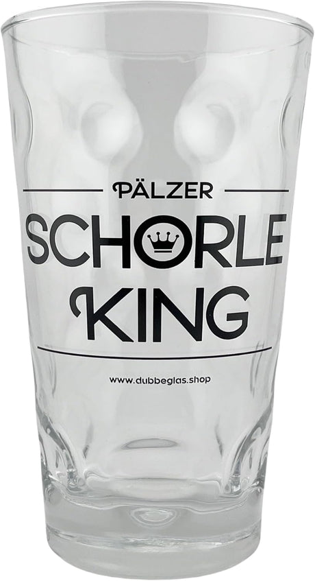 Pälzer Schorle King Dubbeglas 0,5 L