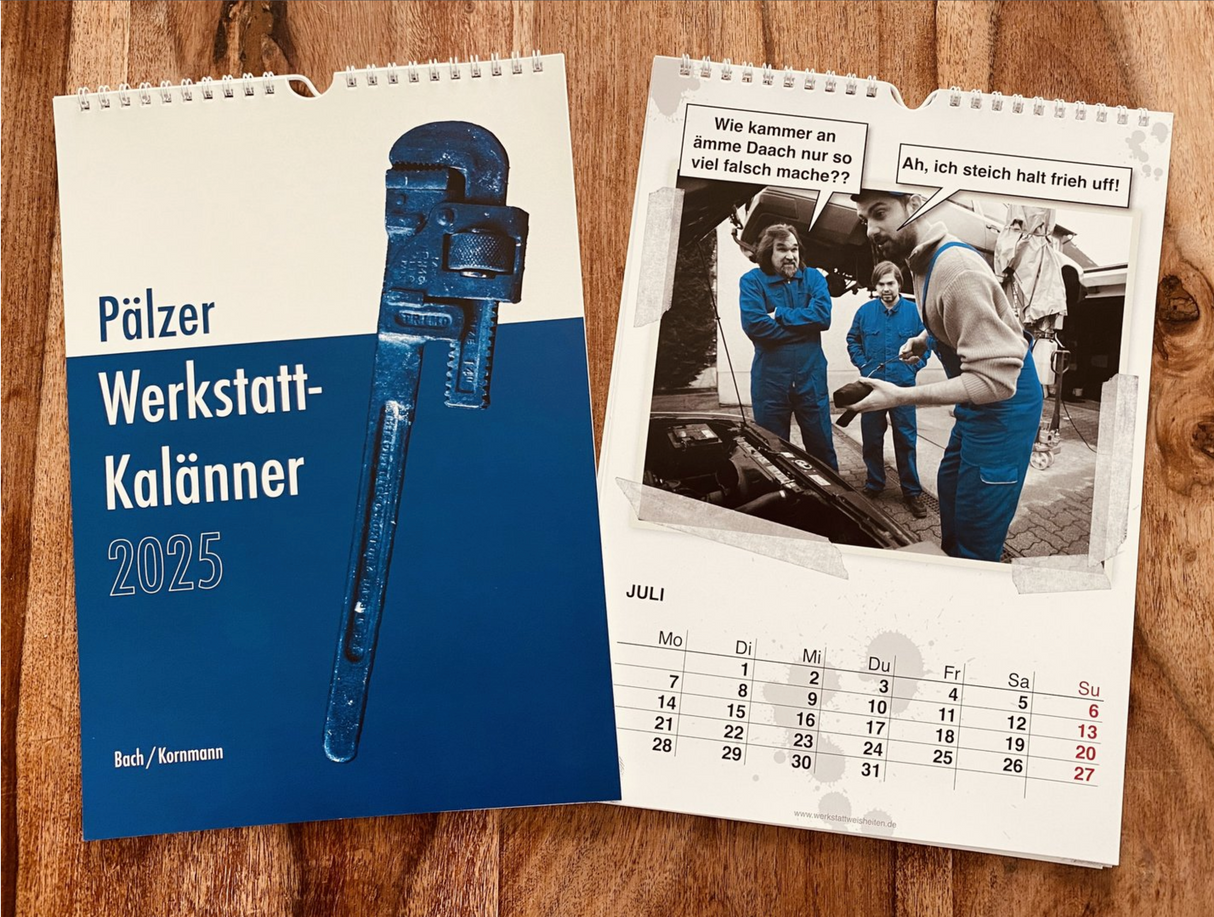 Pälzer Werkstatt-Kalänner 2025,  Pfälzisch Shop