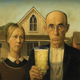 Pfalz Gothic mit Dubbeglas - Leinwand