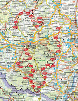 Pfälzer Weitwanderwege Wanderführer, Karte