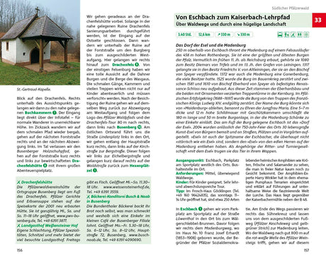Wandern & Einkehren im Pfälzerwald  und Deutsche Weinstraße, Vom Eschbach zum Kaiserbach-Lehrpfad