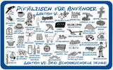Pfälzisch für Anfänger  V - VI Frühstücksbrettchen
