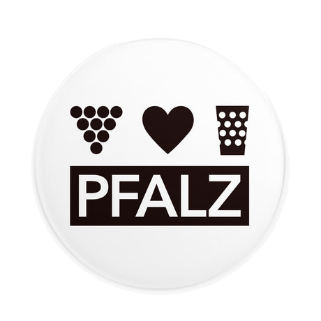 Pfalz Button Ø 25 mm - Weiß