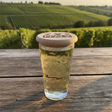 Pfalz Dubbedeckel aus Holz in den Pfälzer Weinbergen