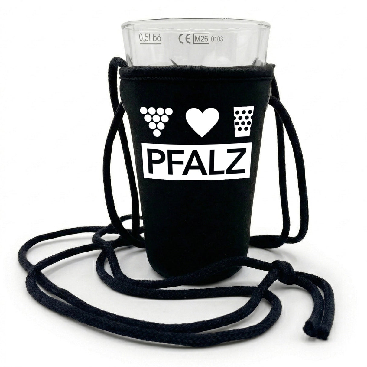 Pfalz Dubbeglashalter - Schwarz