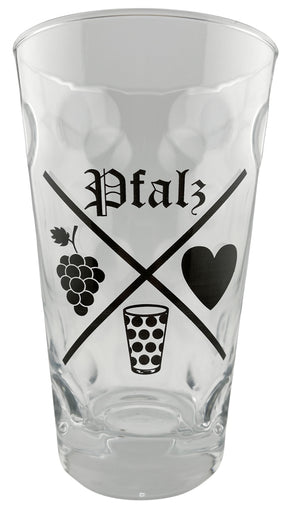 Pfalz Kreuz Dubbeglas 0,5 L