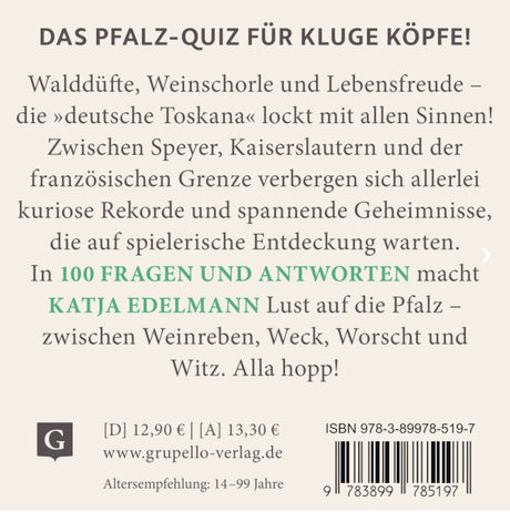 Pfalz Quiz - Rückseite
