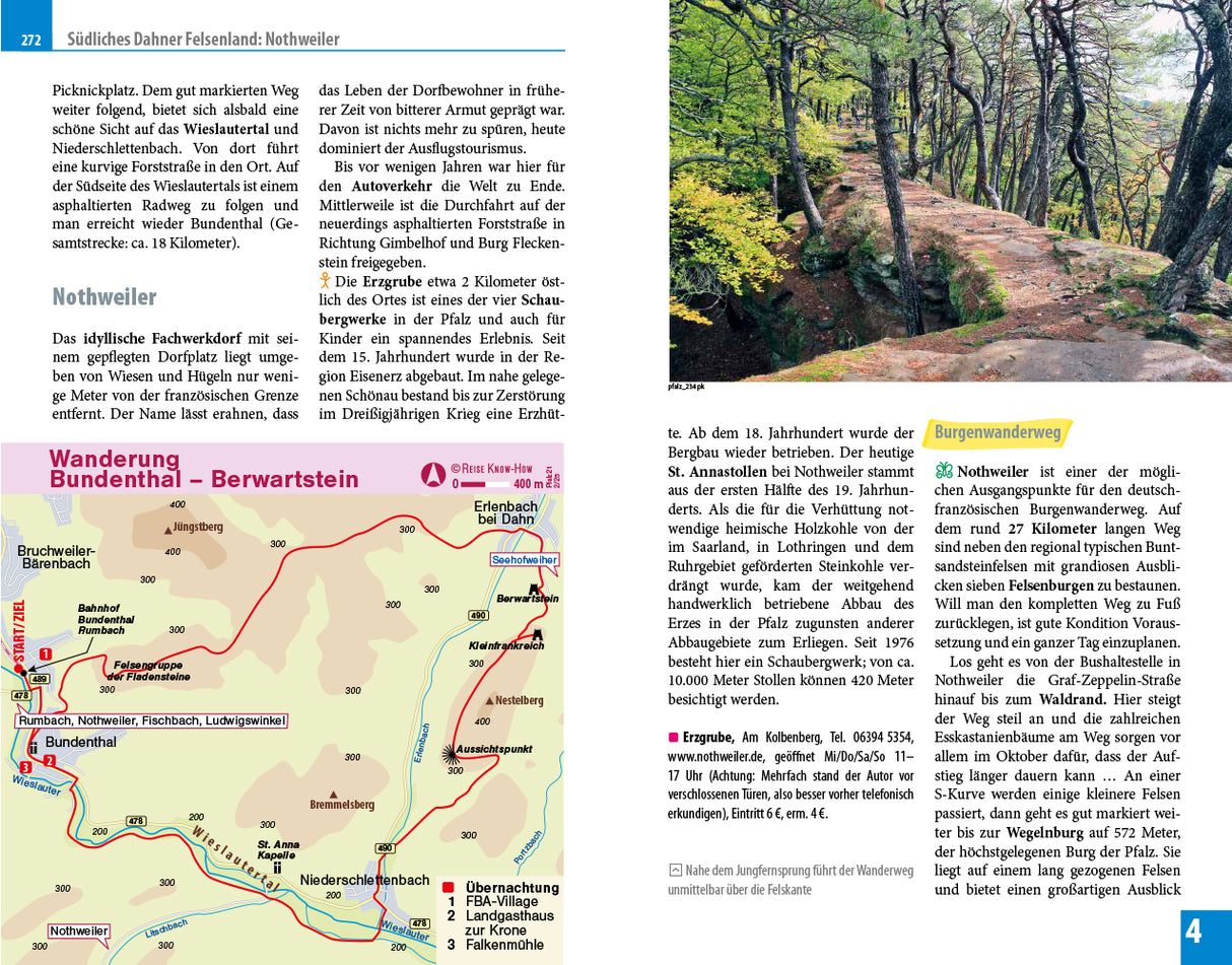 Pfalz Reiseführer - Reise Know-How, Wanderung Dahner Felsenland