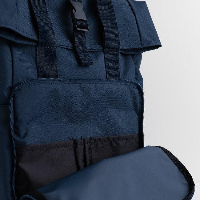 Pfalz Rolltop Rucksack mit zwei Griffen - Navy, Detail