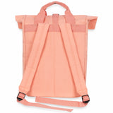 Pfalz Rolltop Rucksack mit zwei Griffen - Chintzrosa, Rückseite