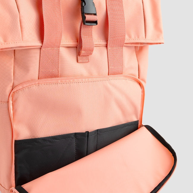 Pfalz Rolltop Rucksack mit zwei Griffen - Chintzrosa, Detail