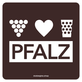 PFALZ Untersetzer (6 Stück) - Vordereite Braun