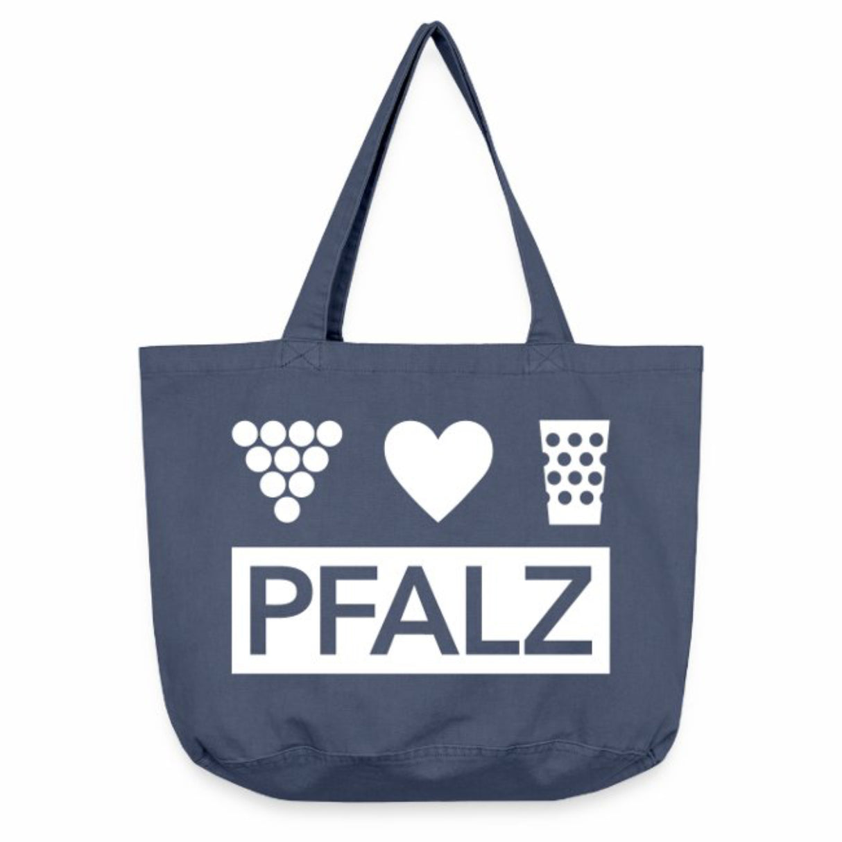 Pfalz Tasche - Vintage-Washed Shopper, Denim