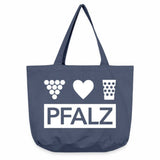 Pfalz Tasche - Vintage-Washed Shopper, Denim