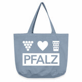 Pfalz Tasche - Vintage-Washed Shopper, Hellblau