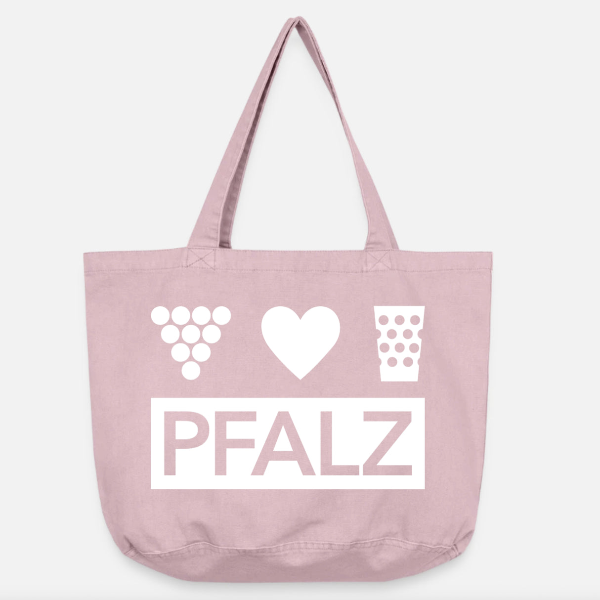Pfalz Tasche - Vintage-Washed Shopper, Rosa