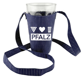 Pfalz Winzerstoff Dubbeglashalter
