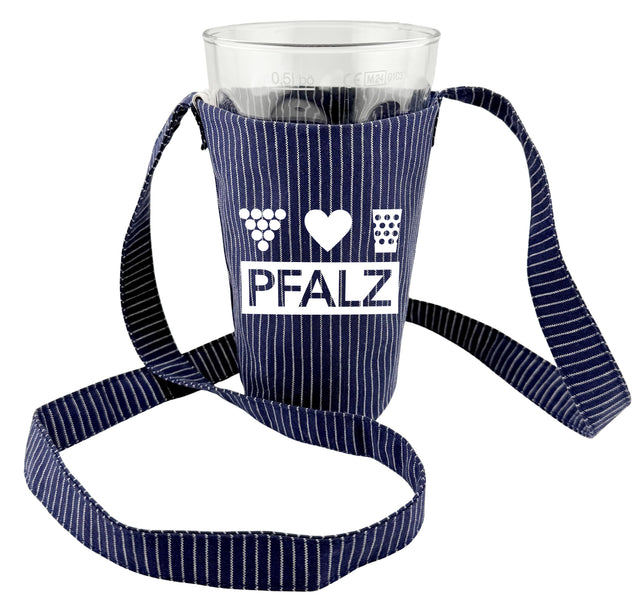 Pfalz Winzerstoff Dubbeglashalter