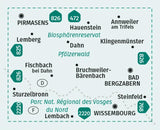 Pfälzerwald Süd Wanderkarte 1:25.000 (Kompass) - Überblick